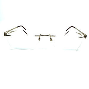 Invincilites by Zyloware Eyeglasses Frame rimless Zeta T Gold 48-18-140 H9707